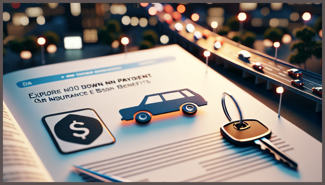 A car insurance policy document and a car icon representing trust.