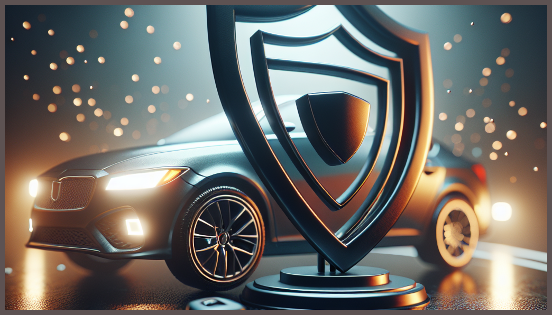 A shield symbolizing protection and trust in car insurance for high-risk drivers.